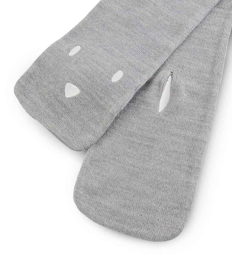 Bufanda para beb&eacute; unisex gris