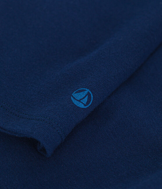 Camiseta L'ICONIQUE de algodón de punto «cocotte» para mujer azul MEDIEVAL