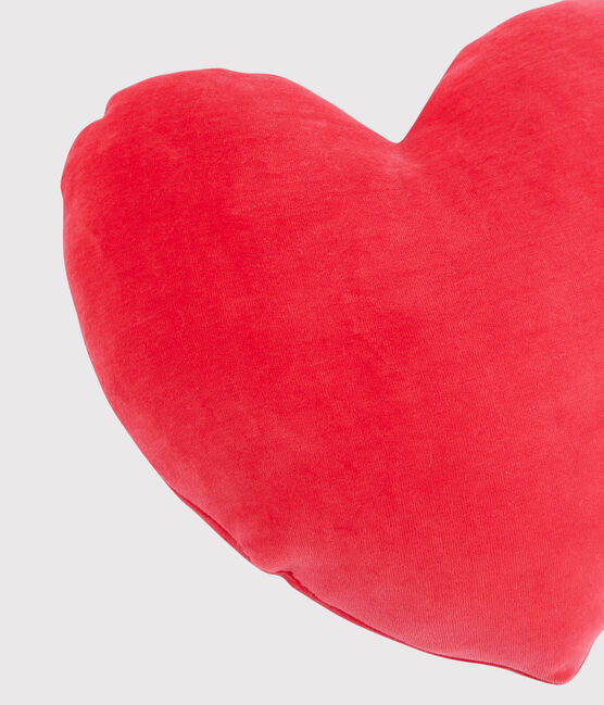Cojín de corazón de terciopelo rojo TERKUIT