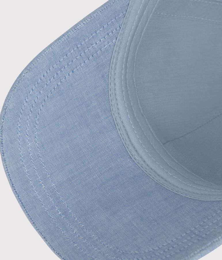 Sombrero infantil en denim claro Petit Bateau azul