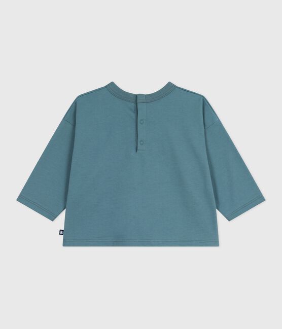 Camiseta de algodón de manga larga con estampado de gato para bebé GOBELIN