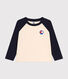 Camiseta de manga larga de punto fino para niño