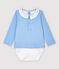 Body camisa con cuello de bebé niño azul JASMIN