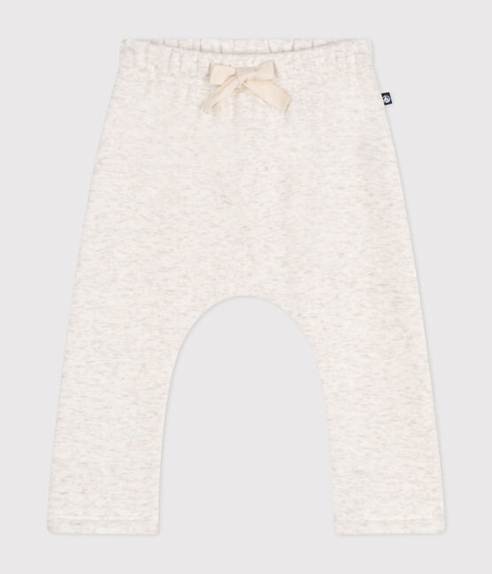 Pantalón de felpa cálido y suave para bebé beige MONTELIMAR CHINE