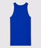 Camiseta de tirantes emblemática de algodón de mujer azul SURF