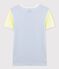 Camiseta icónica de algodón a rayas de mujer rosa GRETEL/blanco MARSHMALLOW