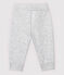 Pantalón de felpa de bebé gris POUSSIERE CHINE