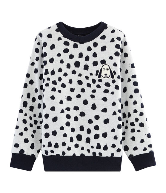 Sudadera Jean Jullien blanco MARSHMALLOW/ DOTTIES