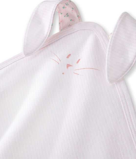 Peluche para bebé rosa VIENNE/blanco ECUME