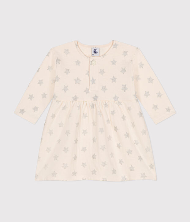 Estuche regalo para beb&eacute; con vestido y leotardos multicolor