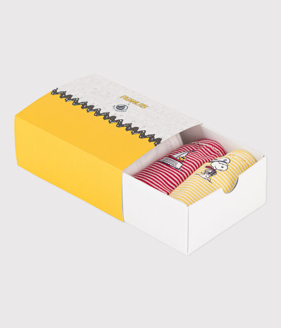 Juego de 3 braguitas Petit Bateau X Snoopy de algodón para niña variante 1