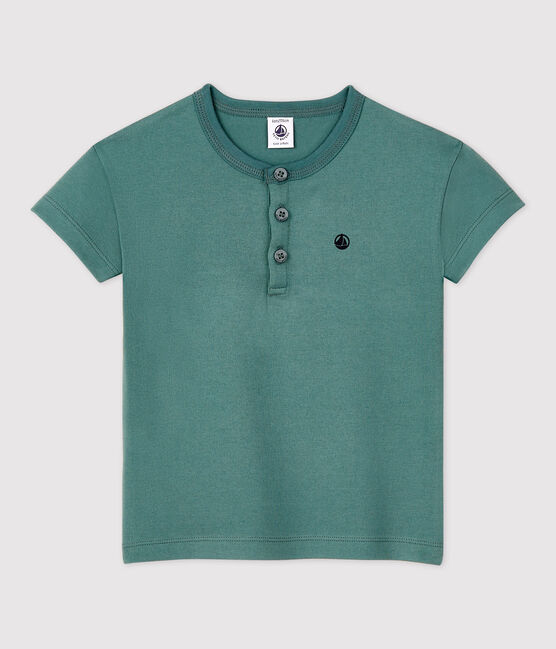 Camiseta de manga corta para niño/niña verde BRUT