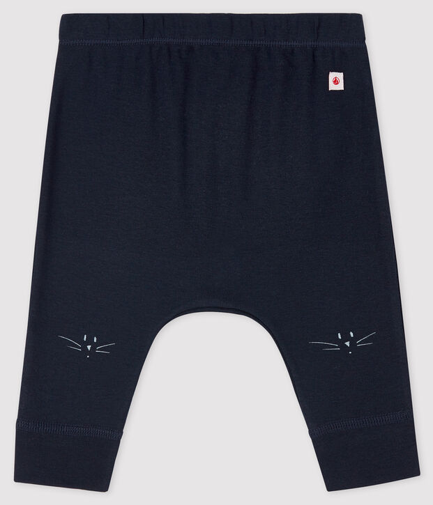 Legging con cabeza de gato de tejido acanalado SMOKING