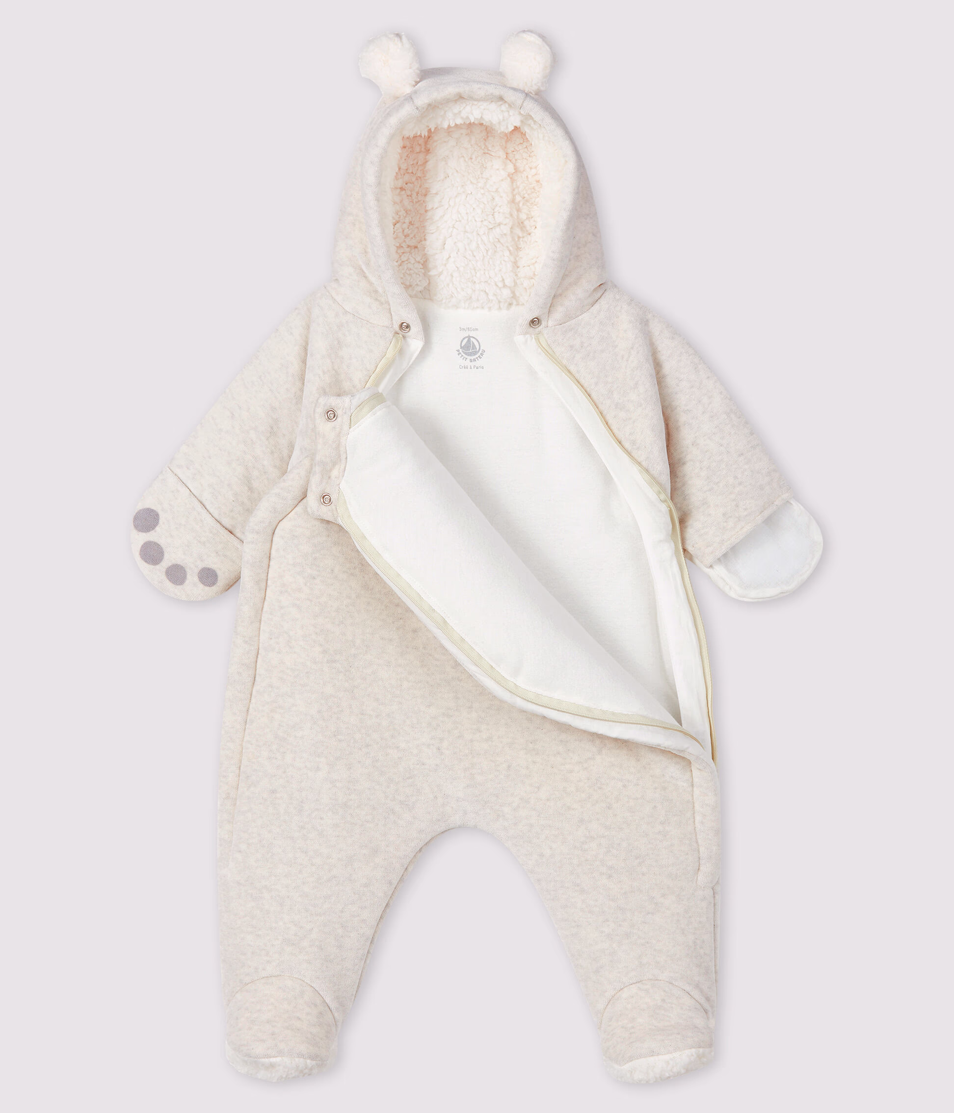 Pijama bebe con manoplas integradas online