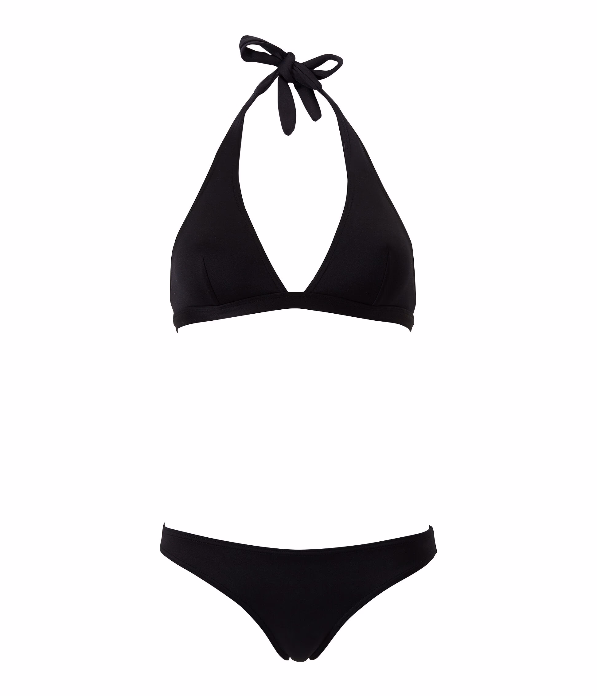 Trajes de baño negro dos piezas best sale