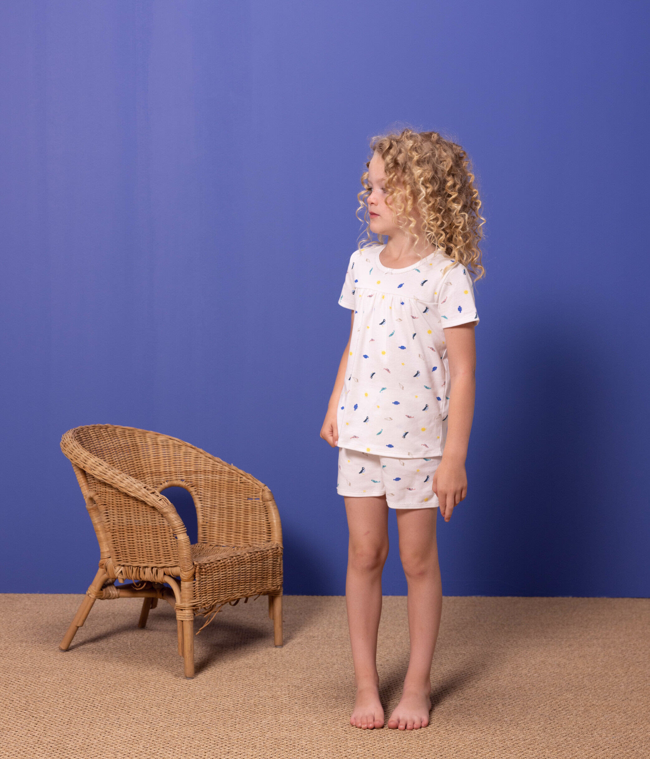 Pijama corto niña sales