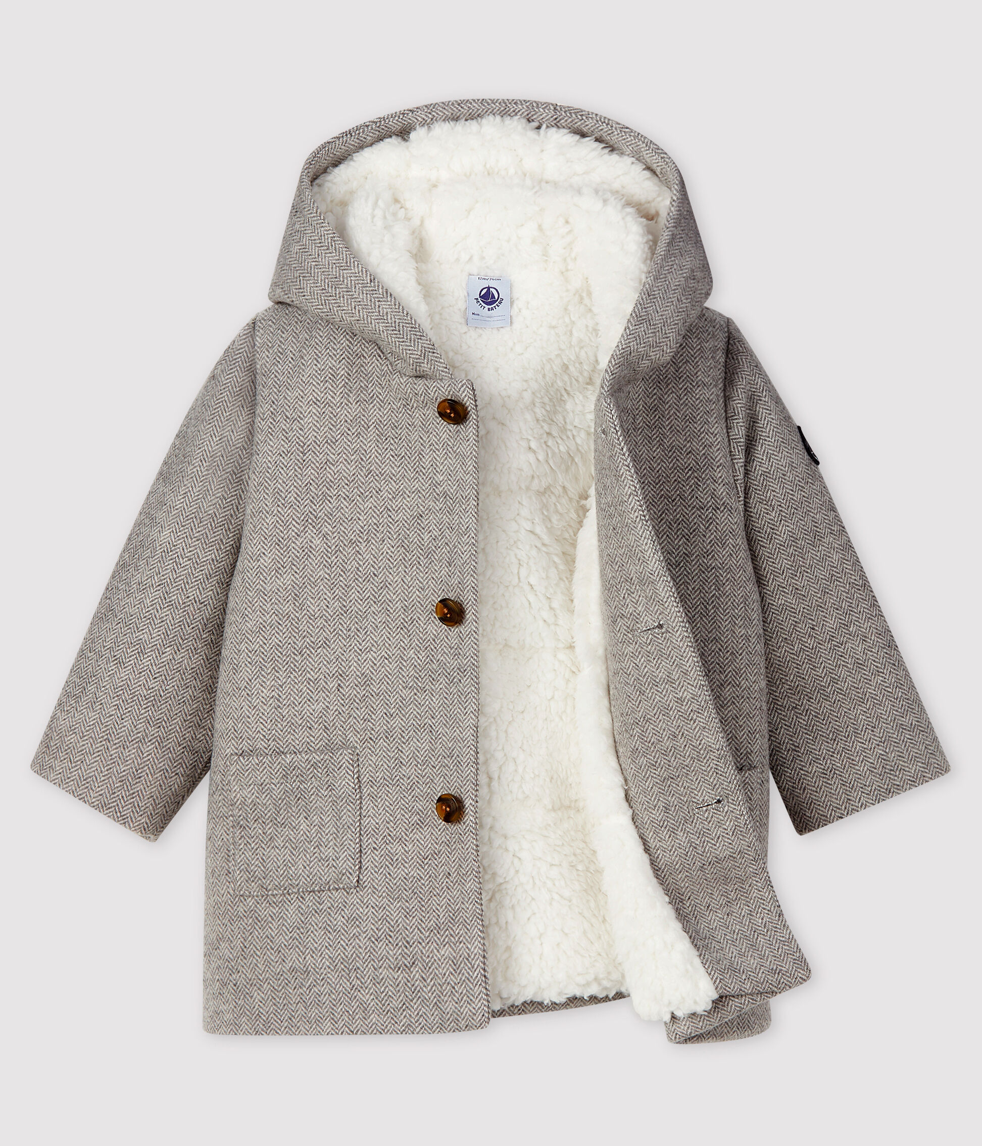 Abrigo gris bebe online