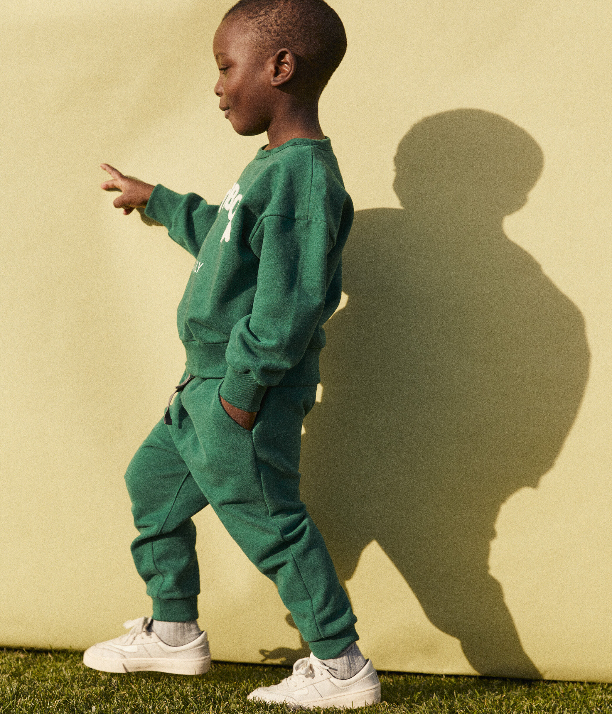 Pantalon chandal verde niño sales