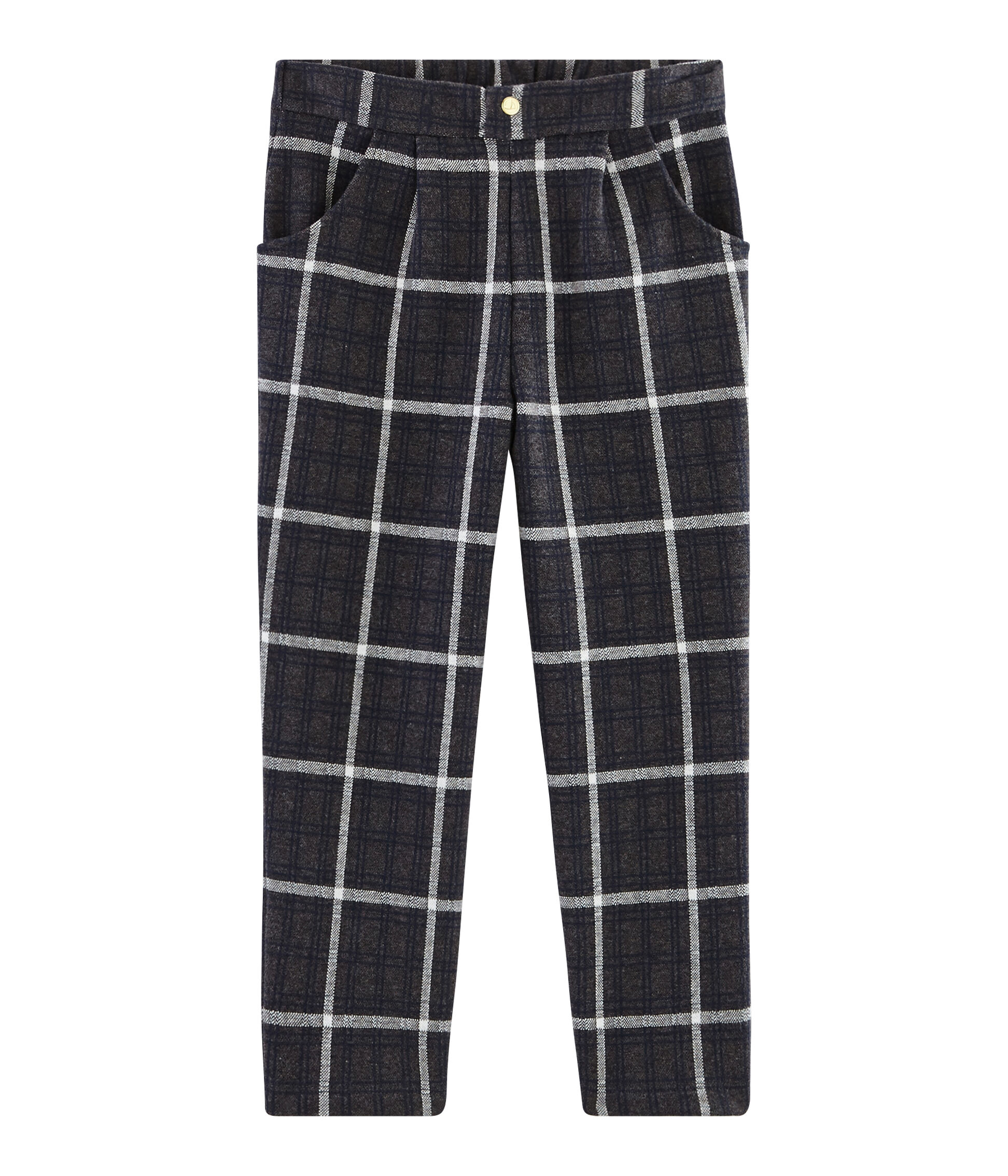 Pantalon cuadros niña cheap
