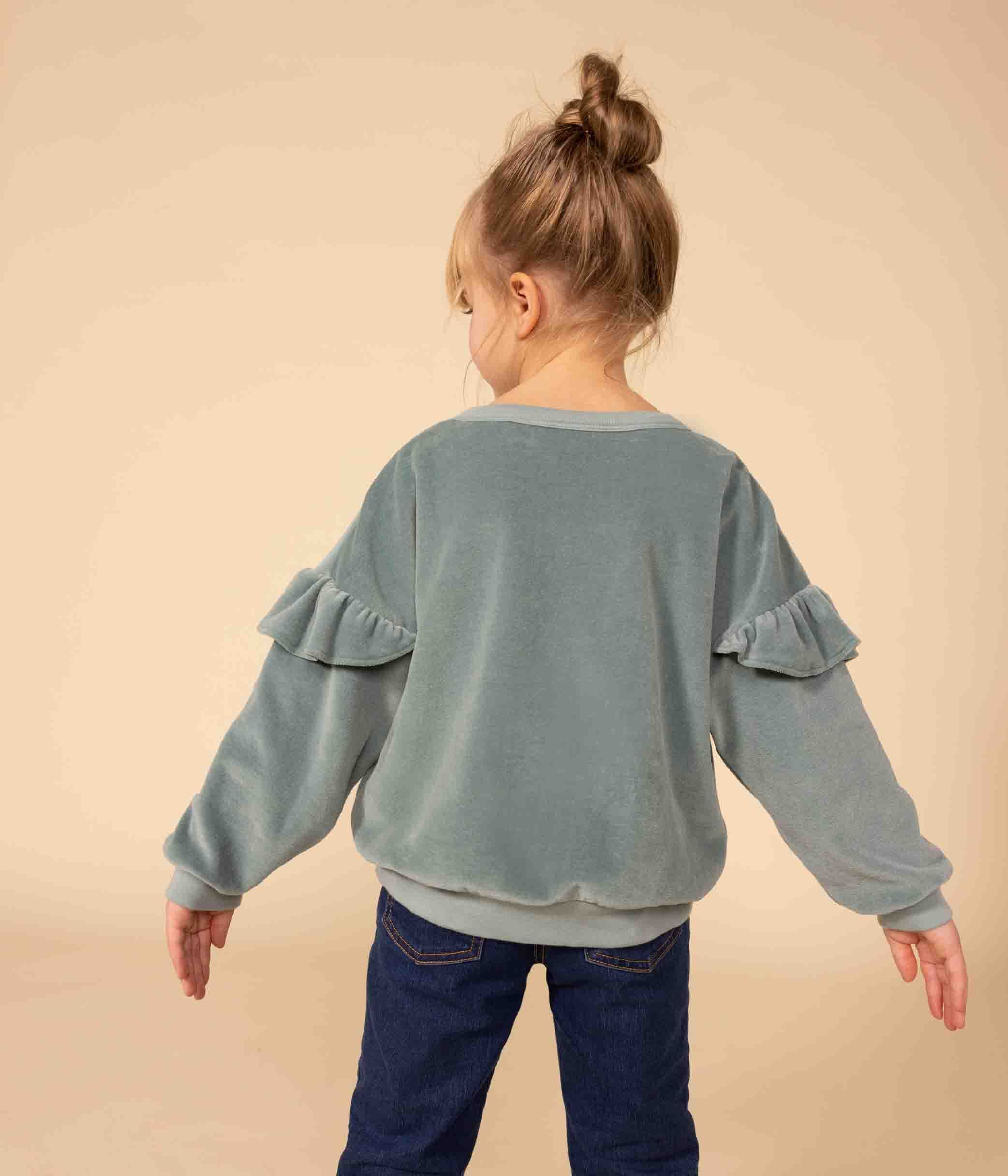 Sudadera lisa outlet niña