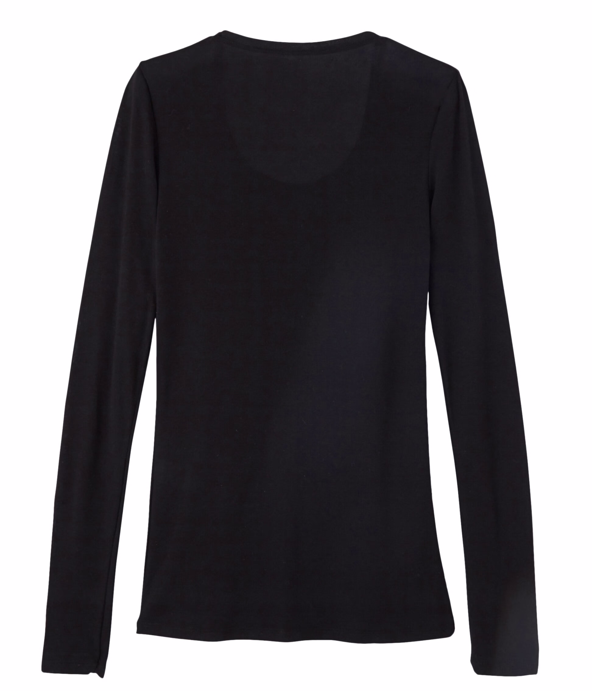 T shirt femme manches longues col danseuse en coton l ger 2512584200