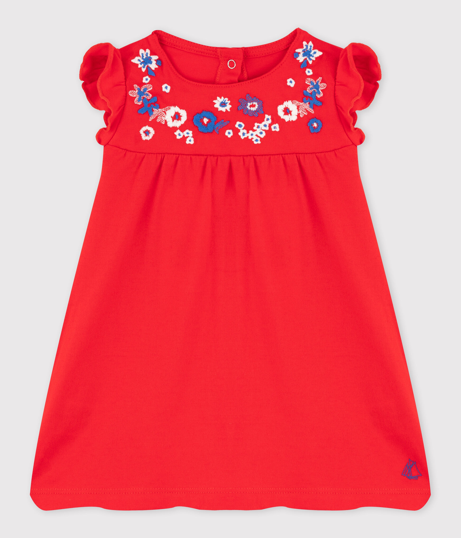 Vestido bordado para bebe best sale