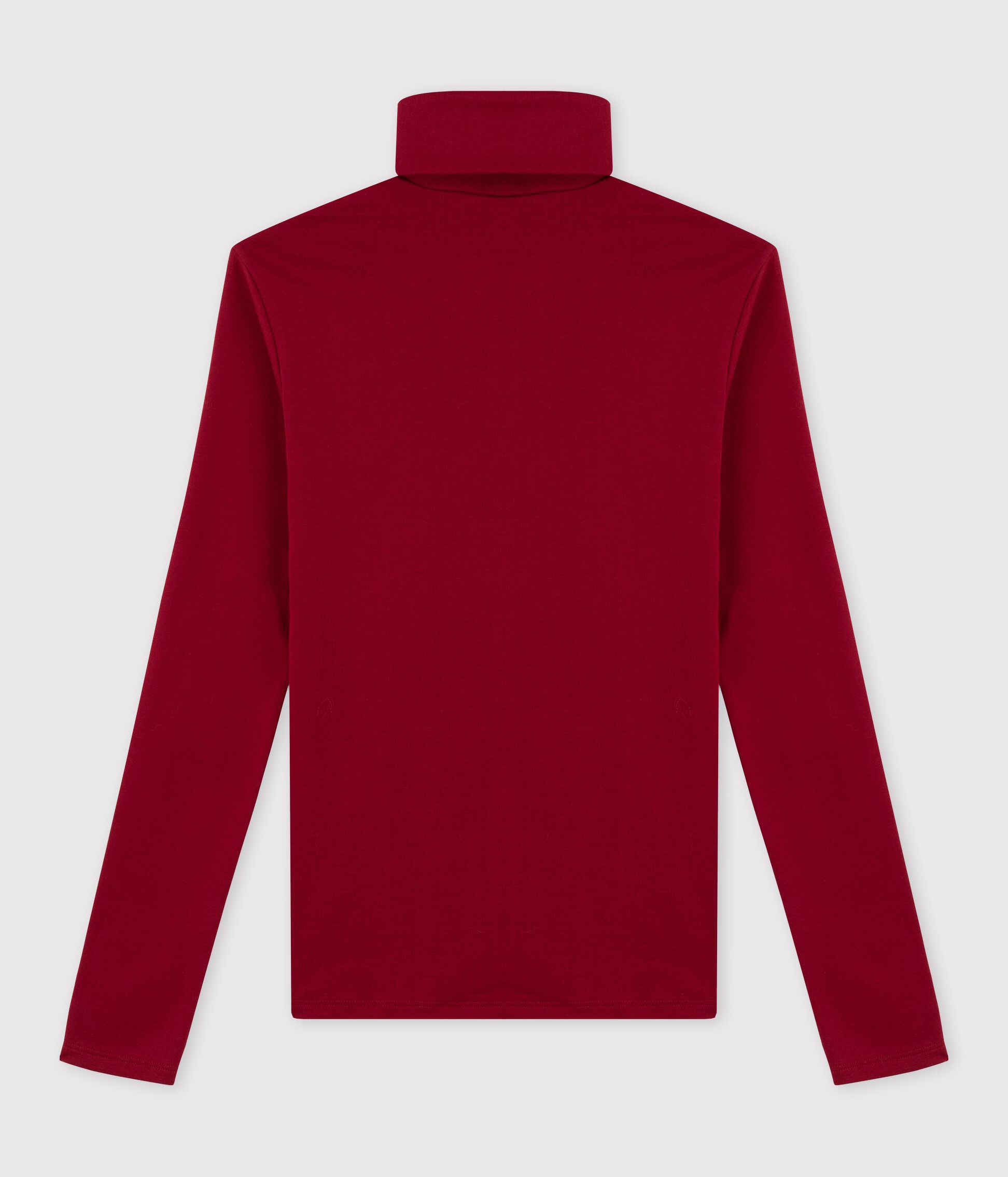 Camiseta algodon cuello deals alto mujer