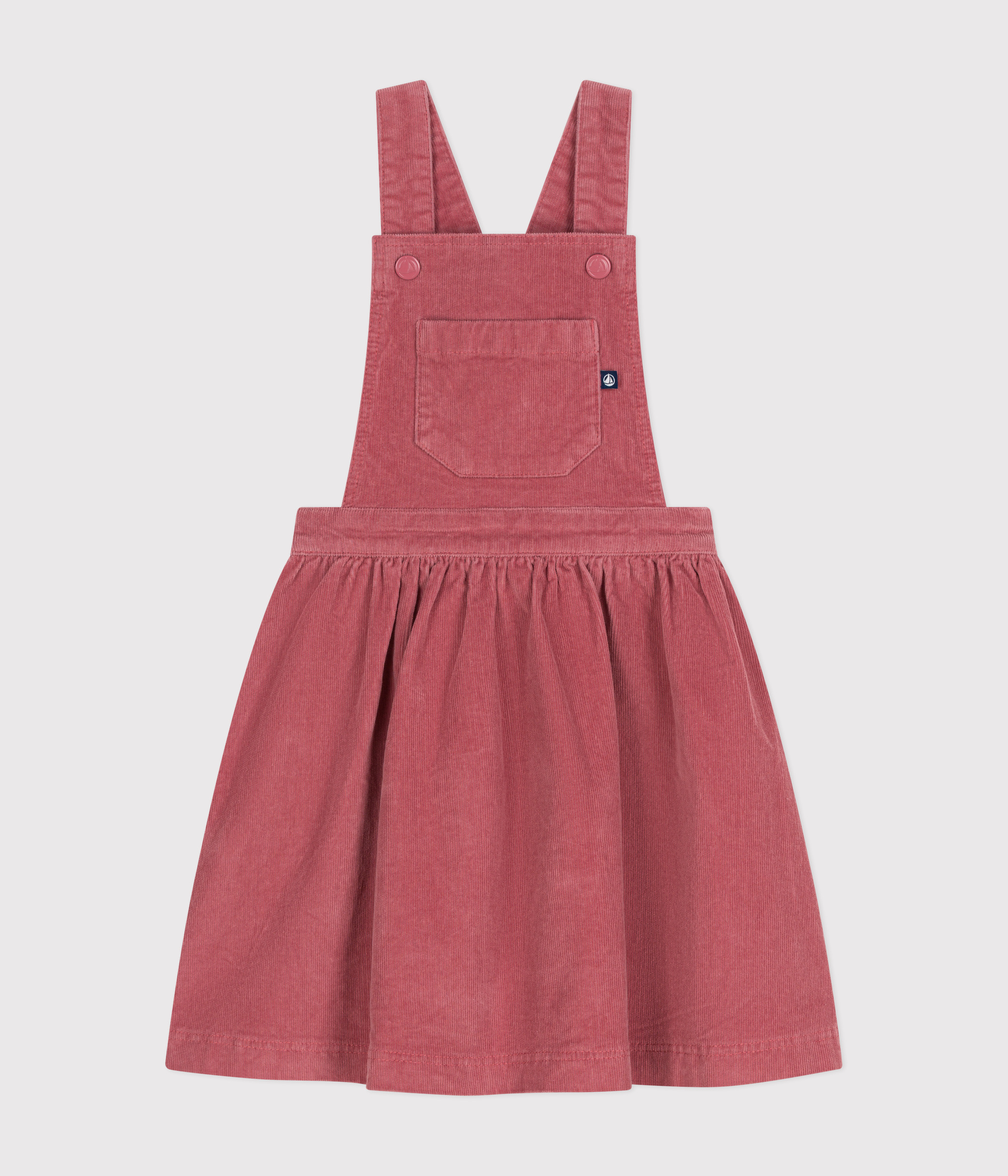 Pichi de terciopelo para niña ROSEWOOD Petit Bateau