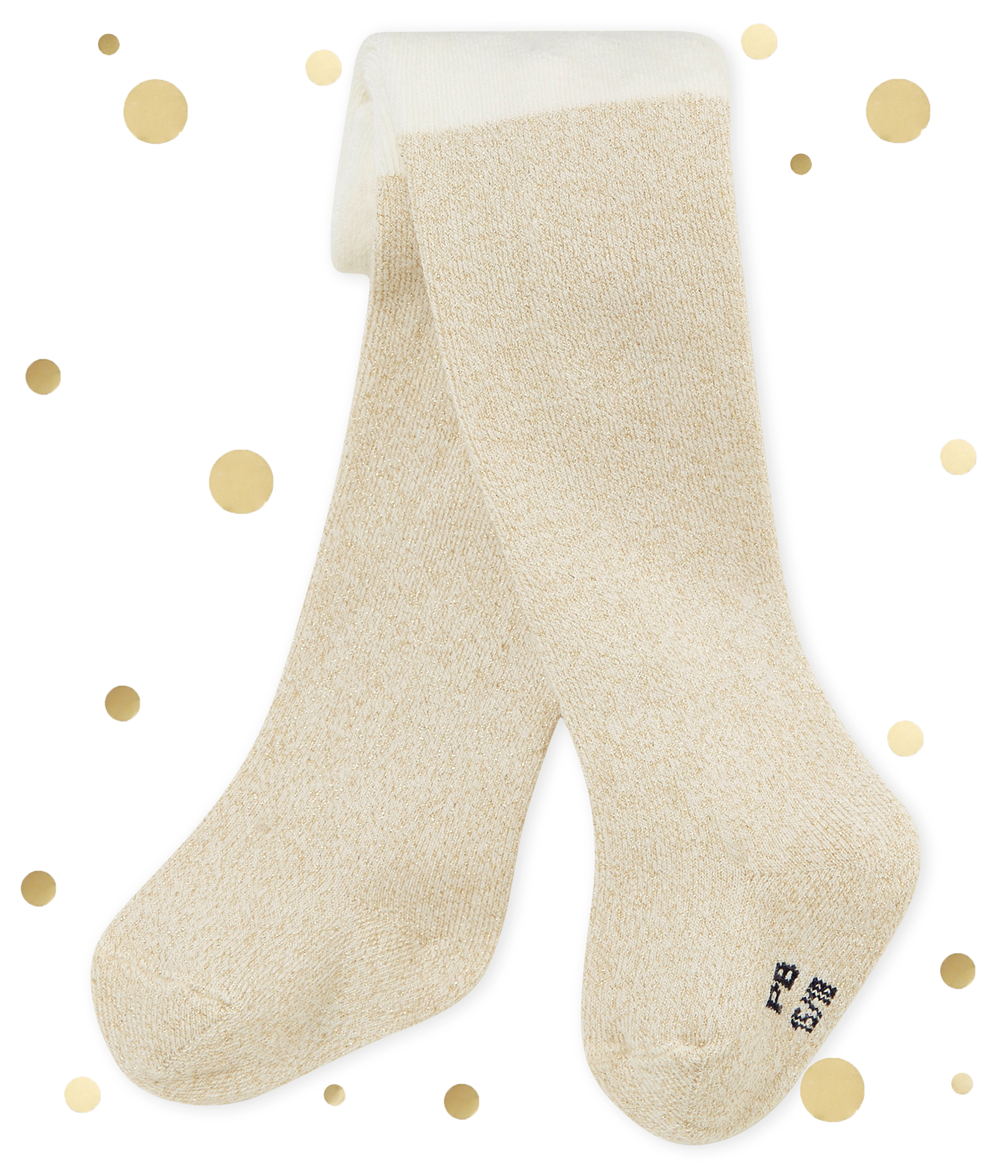 Collant online doré bebe
