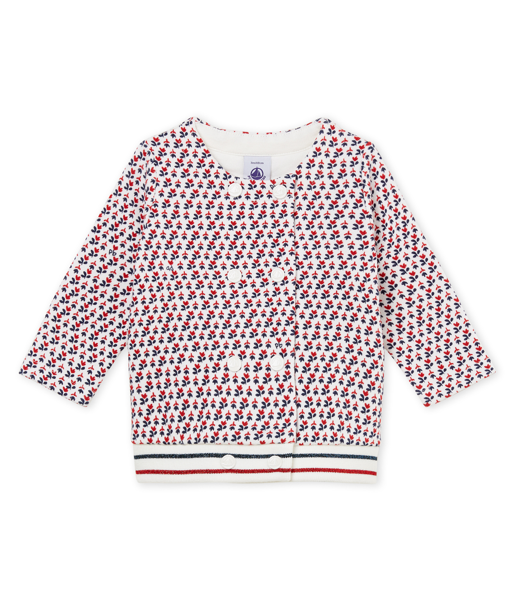 Cárdigan estampado para bebé niña
