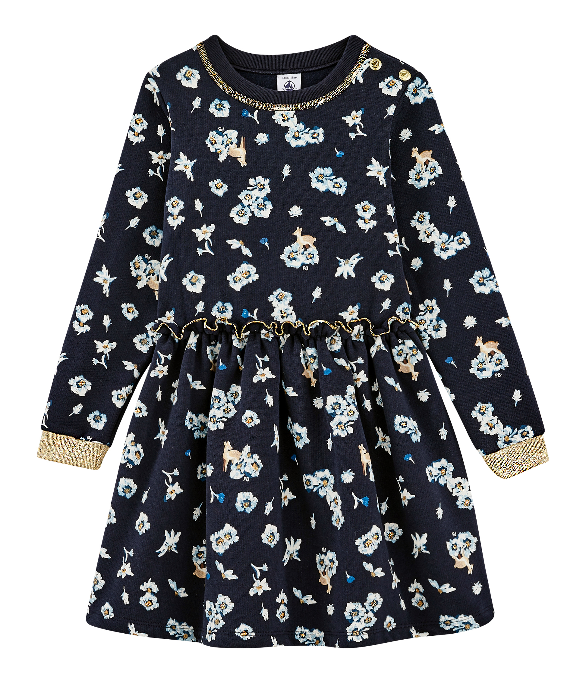 Vestido estampado para niña