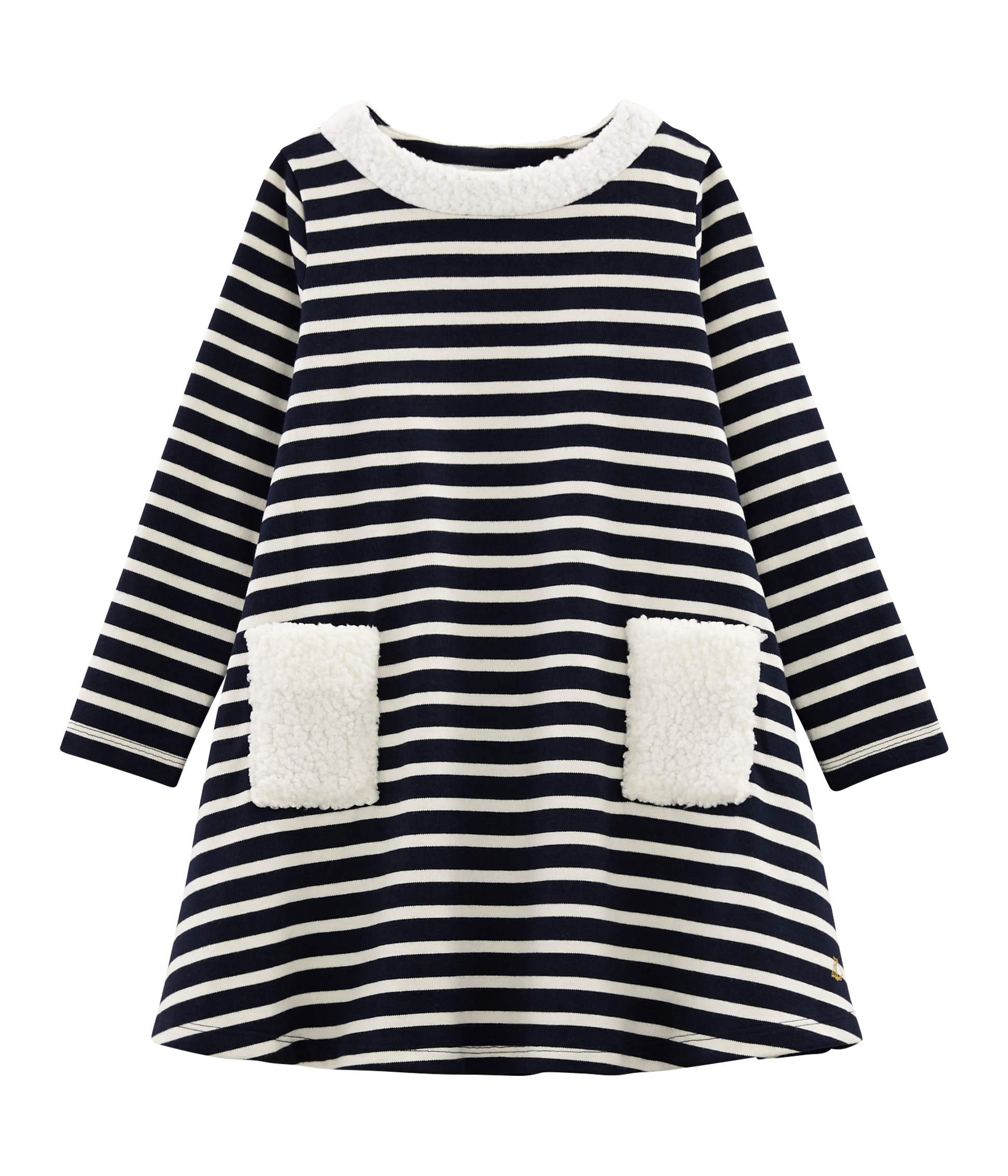 Vestido de manga larga para niña