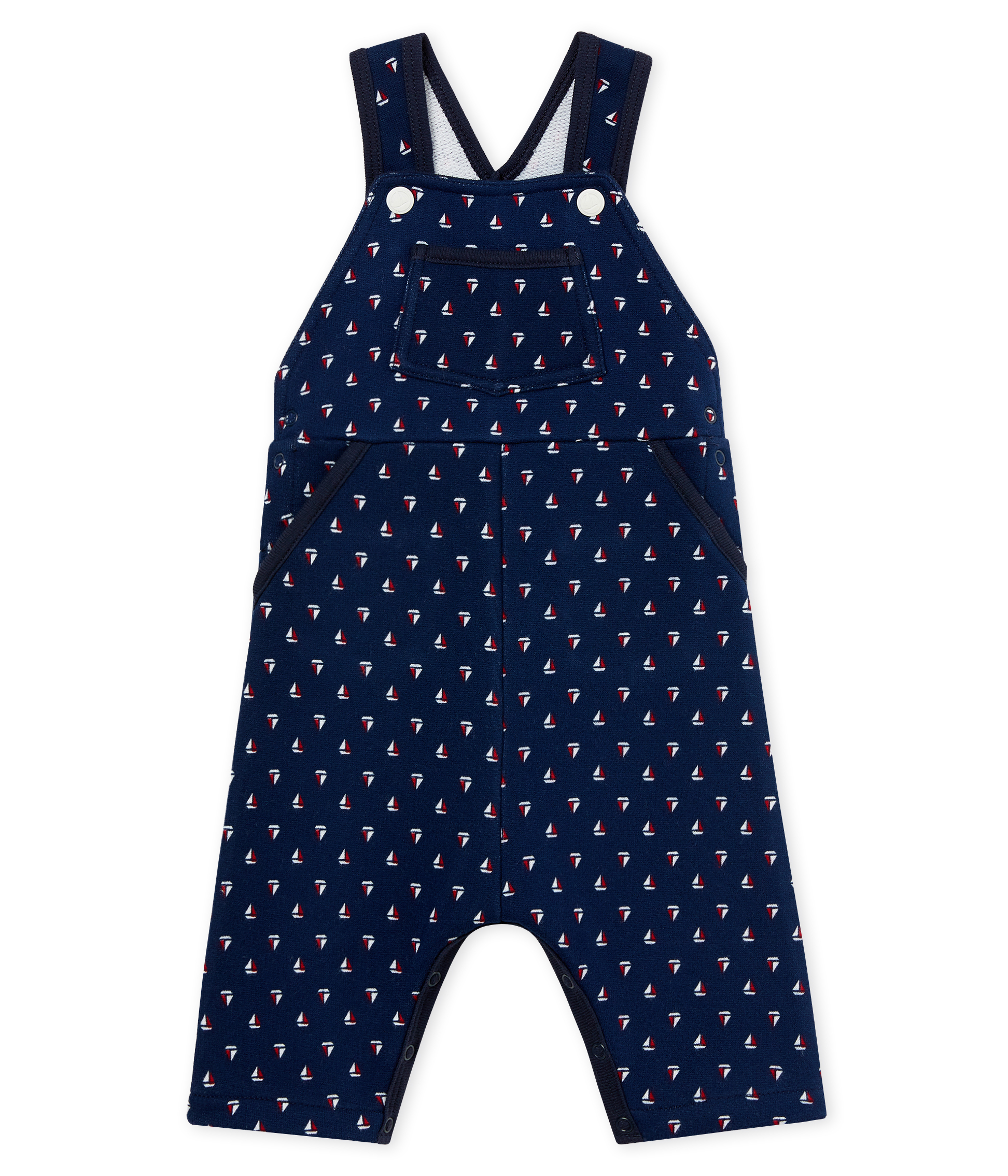 Peto largo de muletón estampado para bebé niño