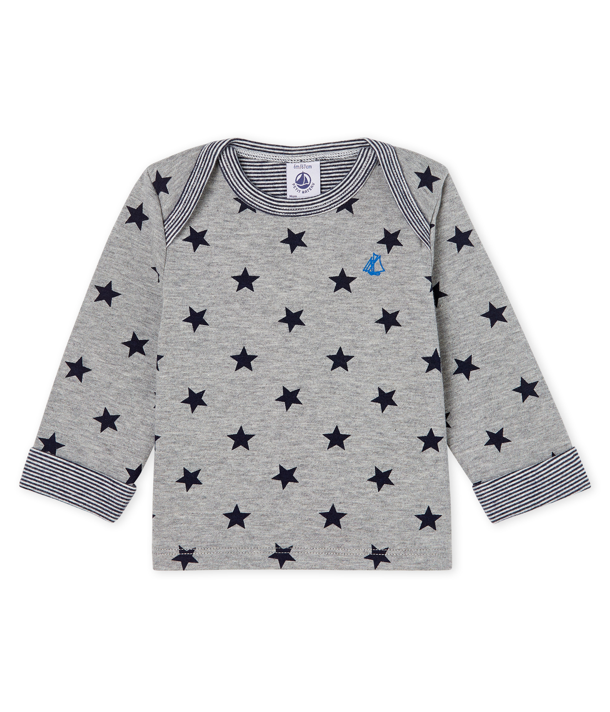 Camiseta de manga larga estampada para bebé niño