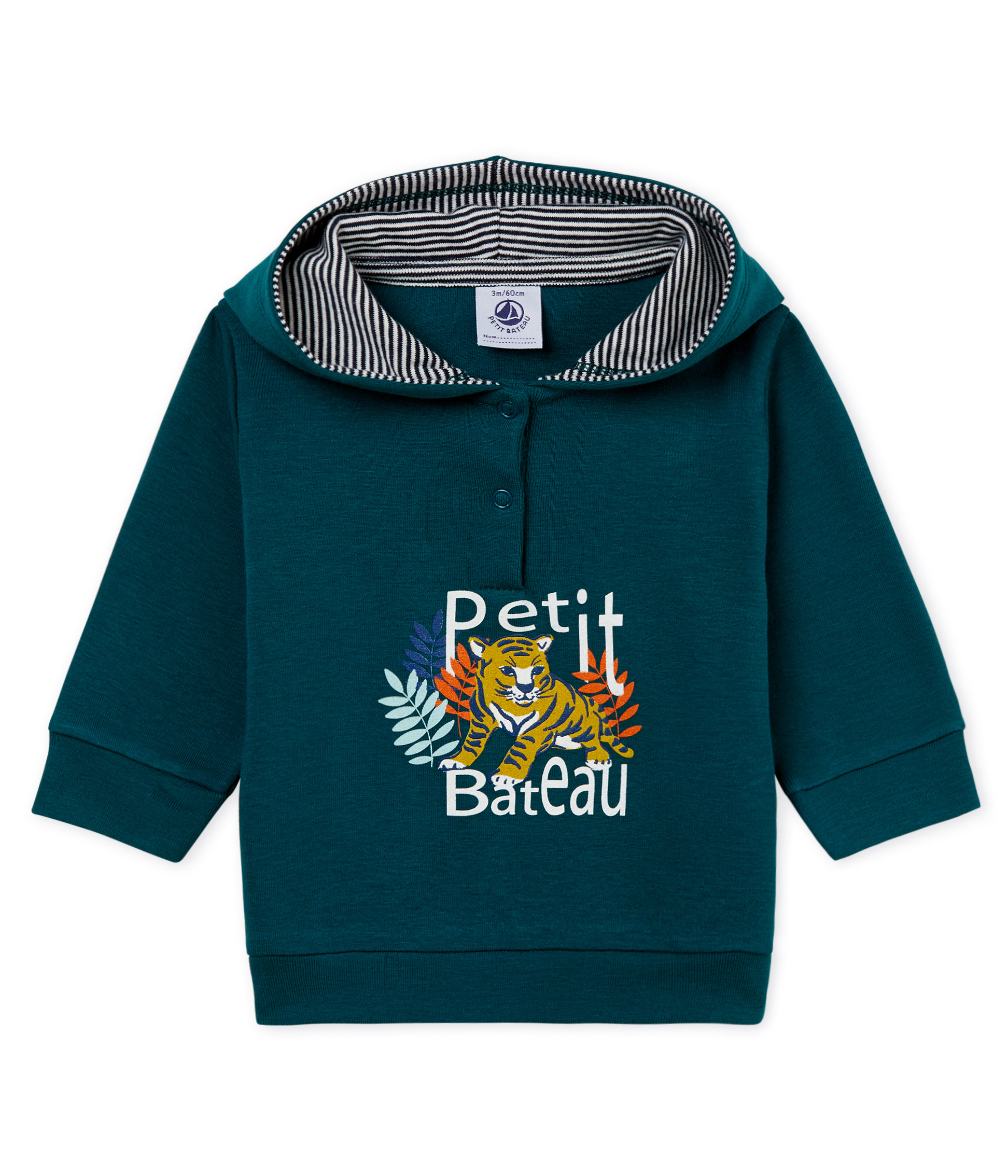 Sudadera con capucha ligera para bebé niño