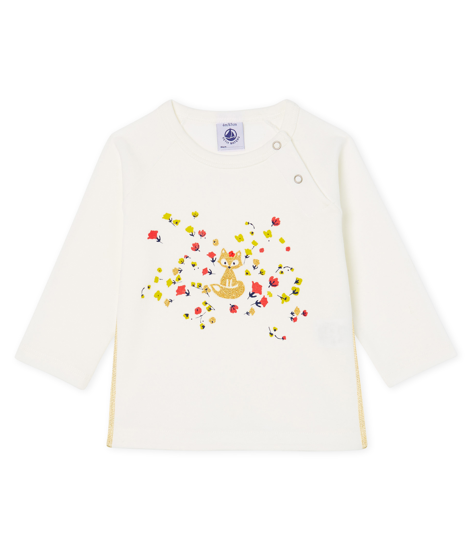Camiseta de manga larga para bebé niña