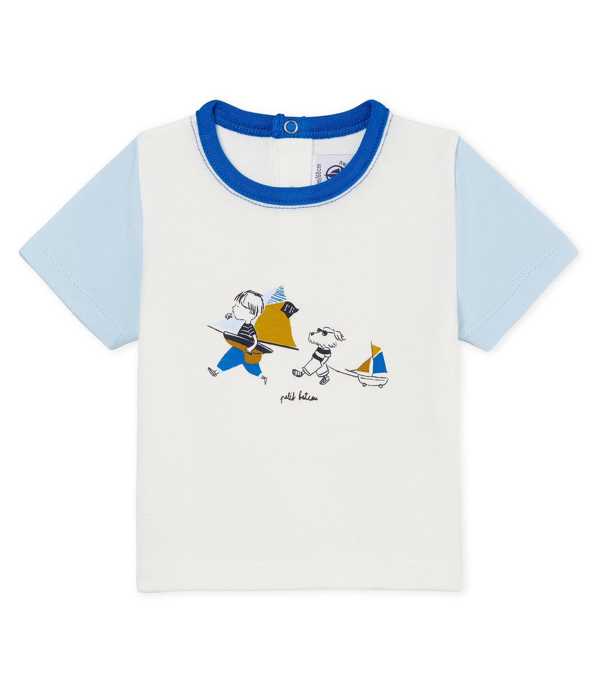 Camiseta manga corta con motivos para bebé niño
