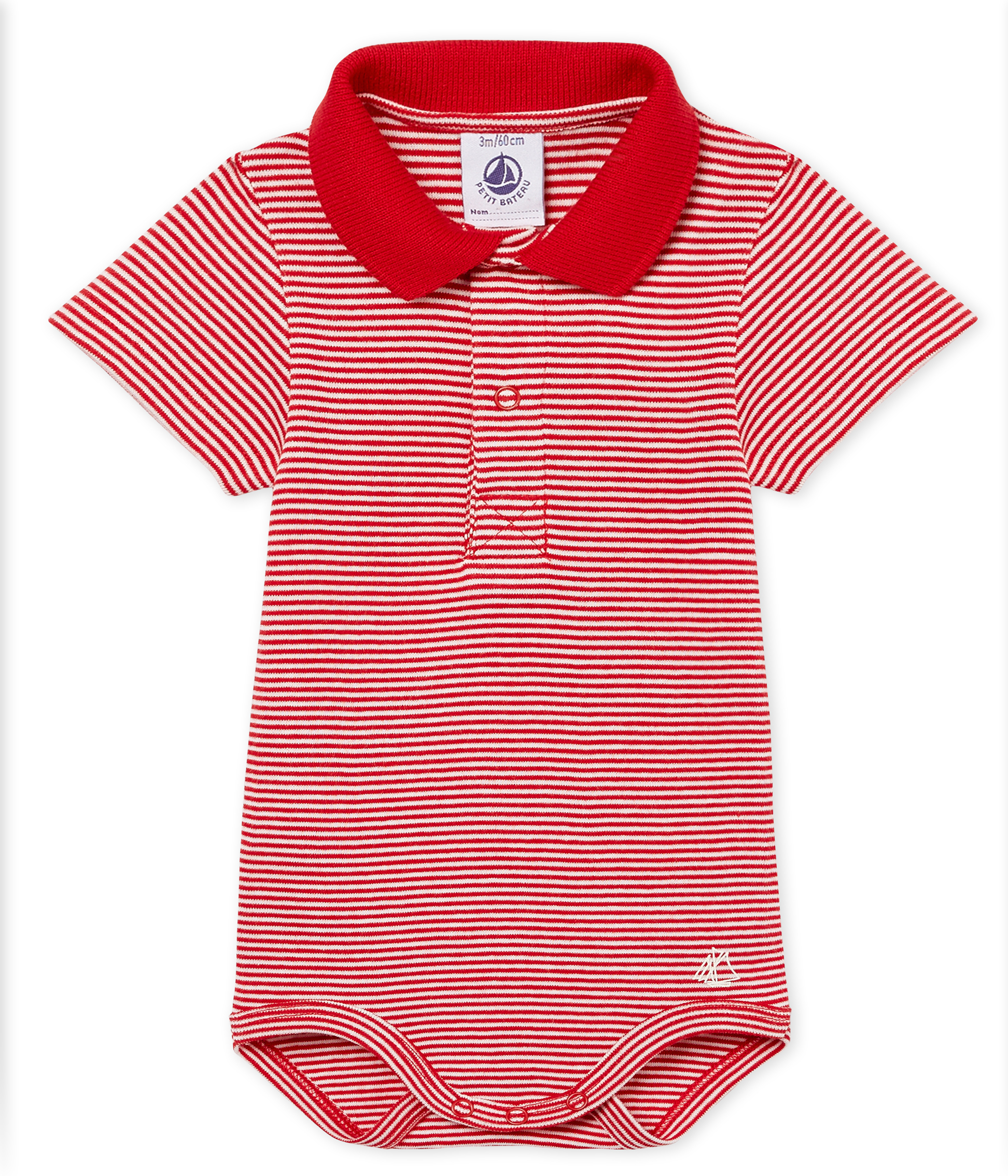 Polo manga corta cuello polo milrayas para bebé niño