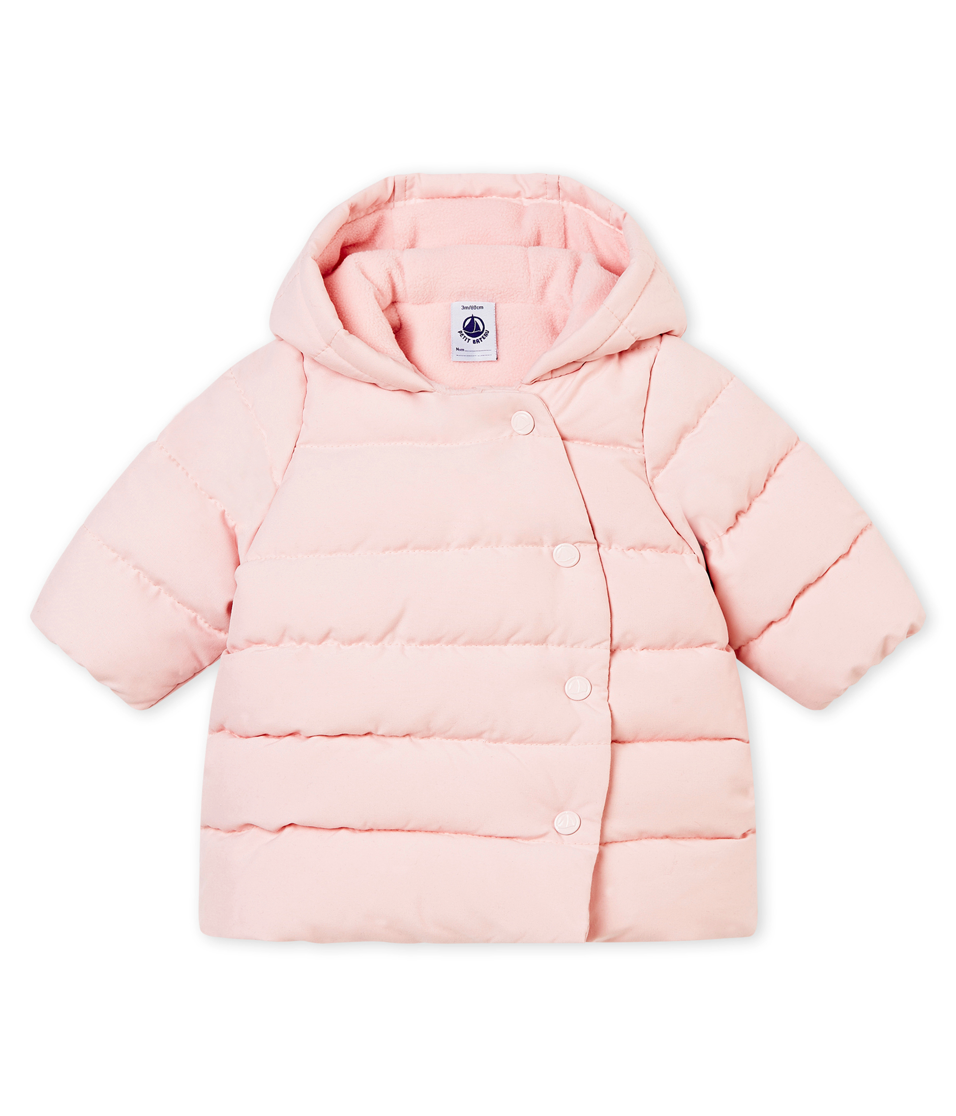 Doudoune de microfibra para bebe nina JOLI Petit Bateau
