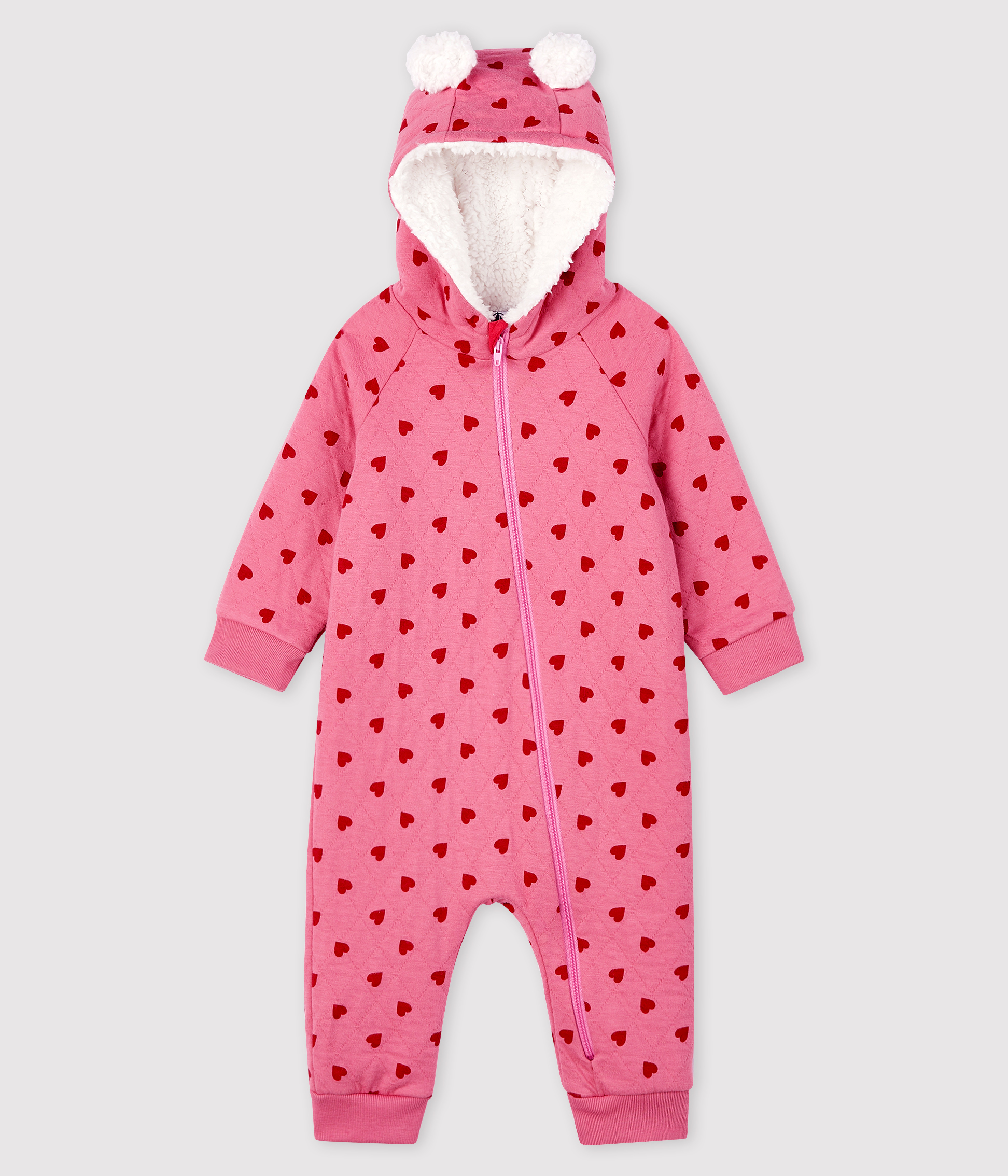 Mono Largo Para Bebé Unisex De Petit Bateau - 100% Algodón, Manga Larga, Cierre Clásico