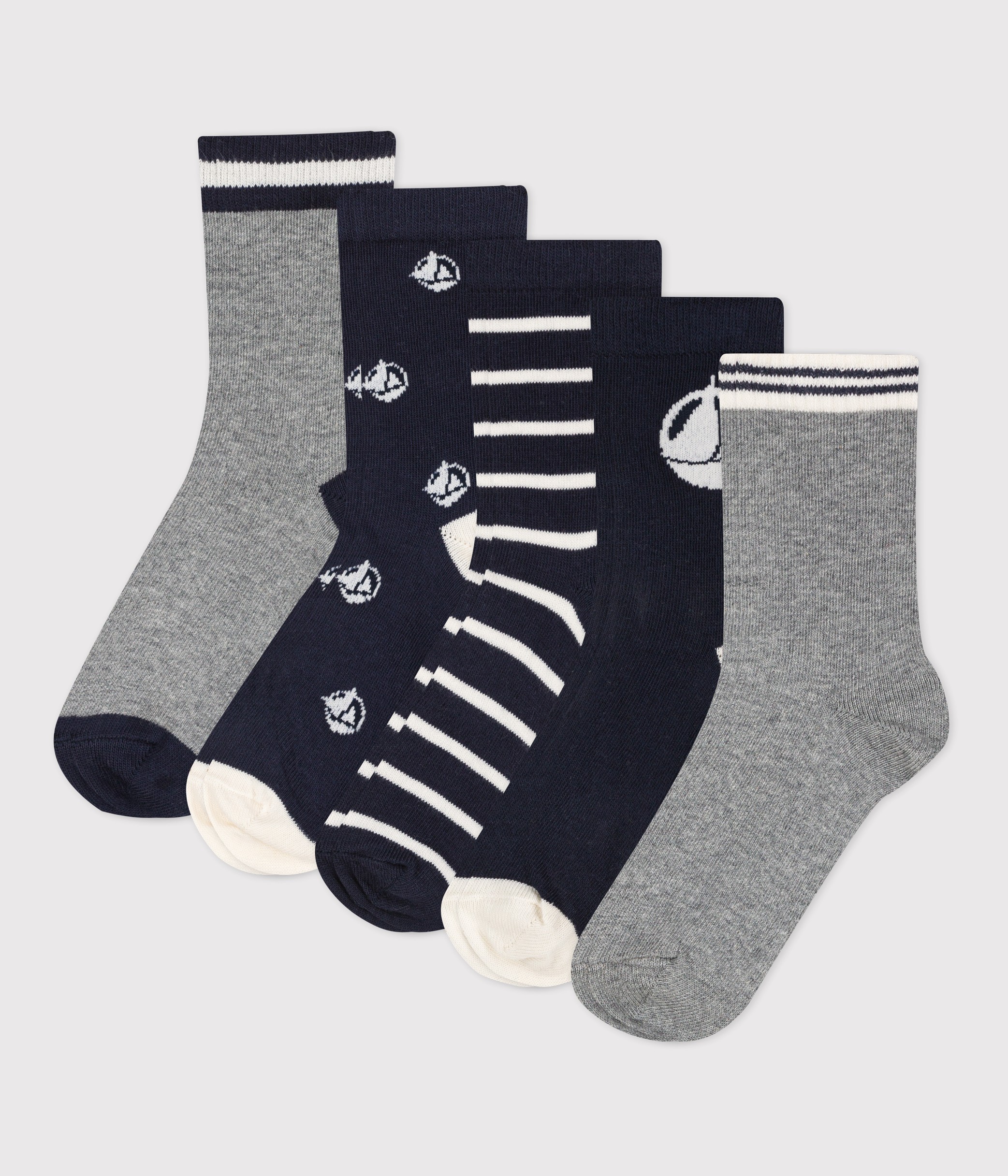 Calcetines Casuales Para Niños Petit Bateau - Diseño Clásico, Calidad Cómoda Y Lavables