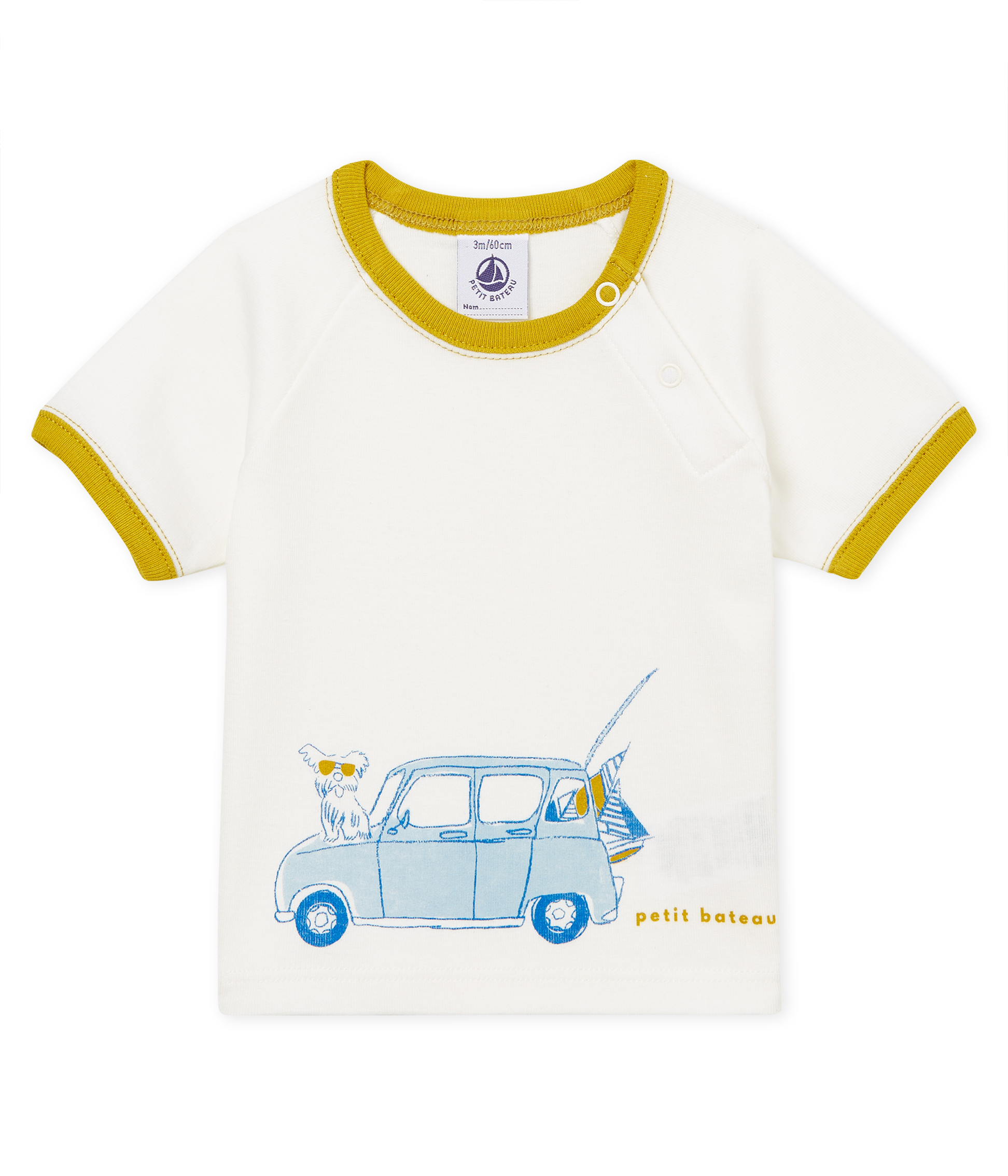 Camiseta manga corta con motivos para bebé niño
