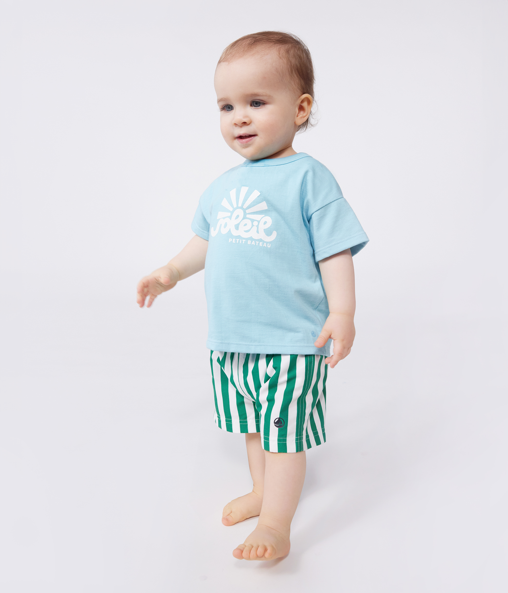 Camiseta Bebe Camisetas Petit Bateau Bebé Algodón Orgánico Oeko