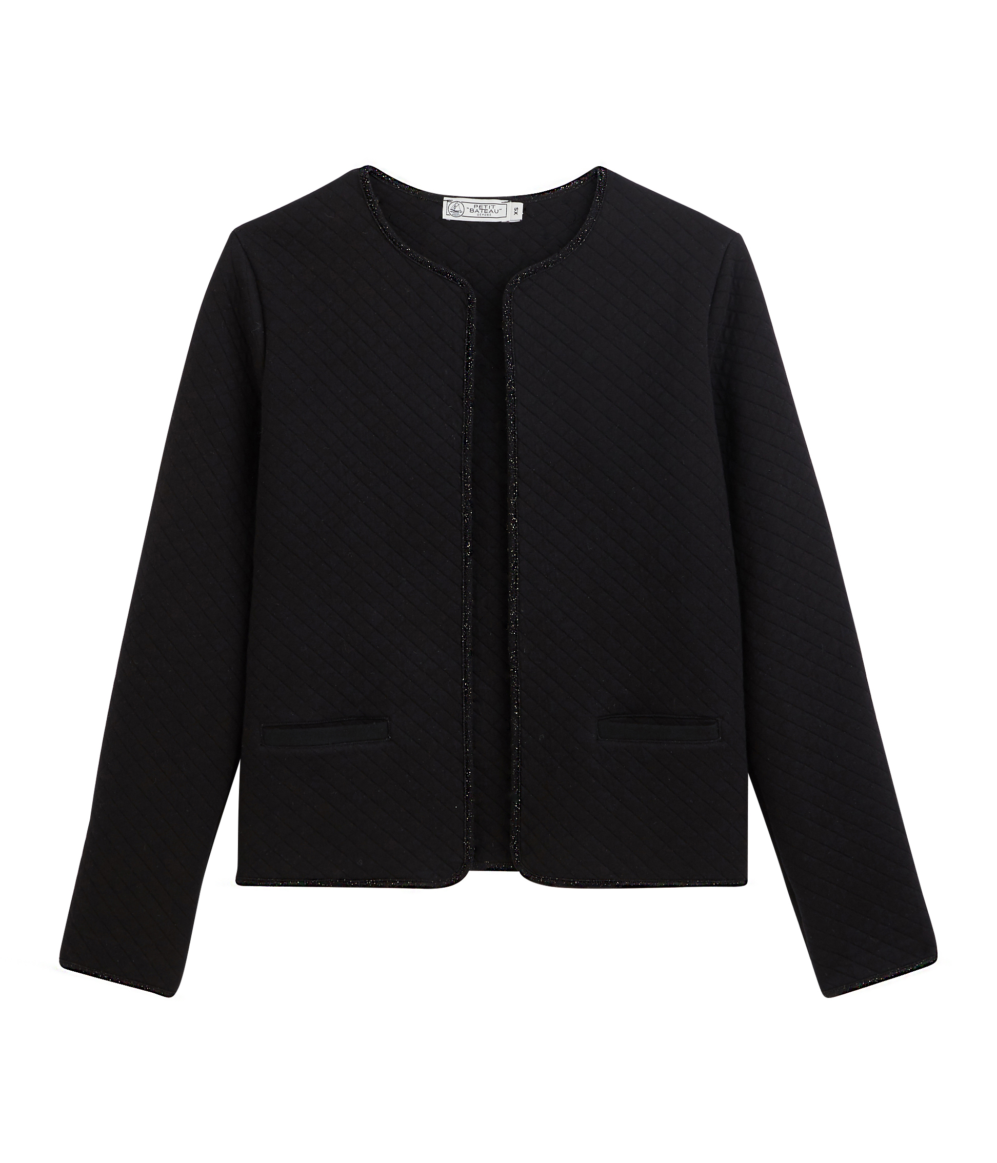 Chaqueta cárdigan de túbico mujer