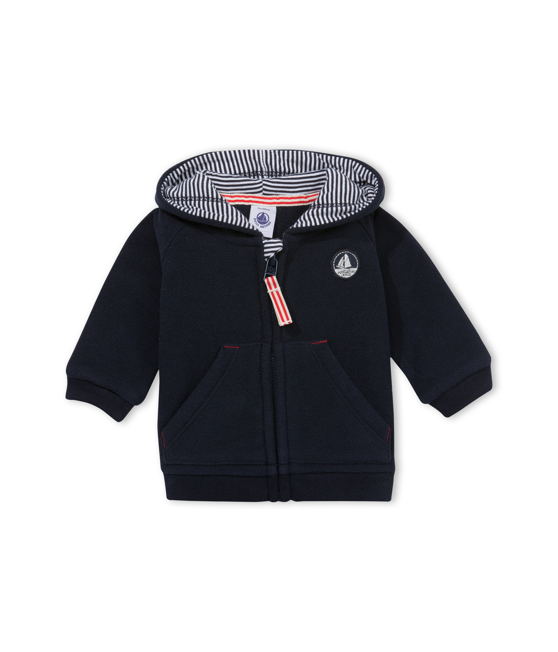 Sudadera polar con cremallera para bebé niño