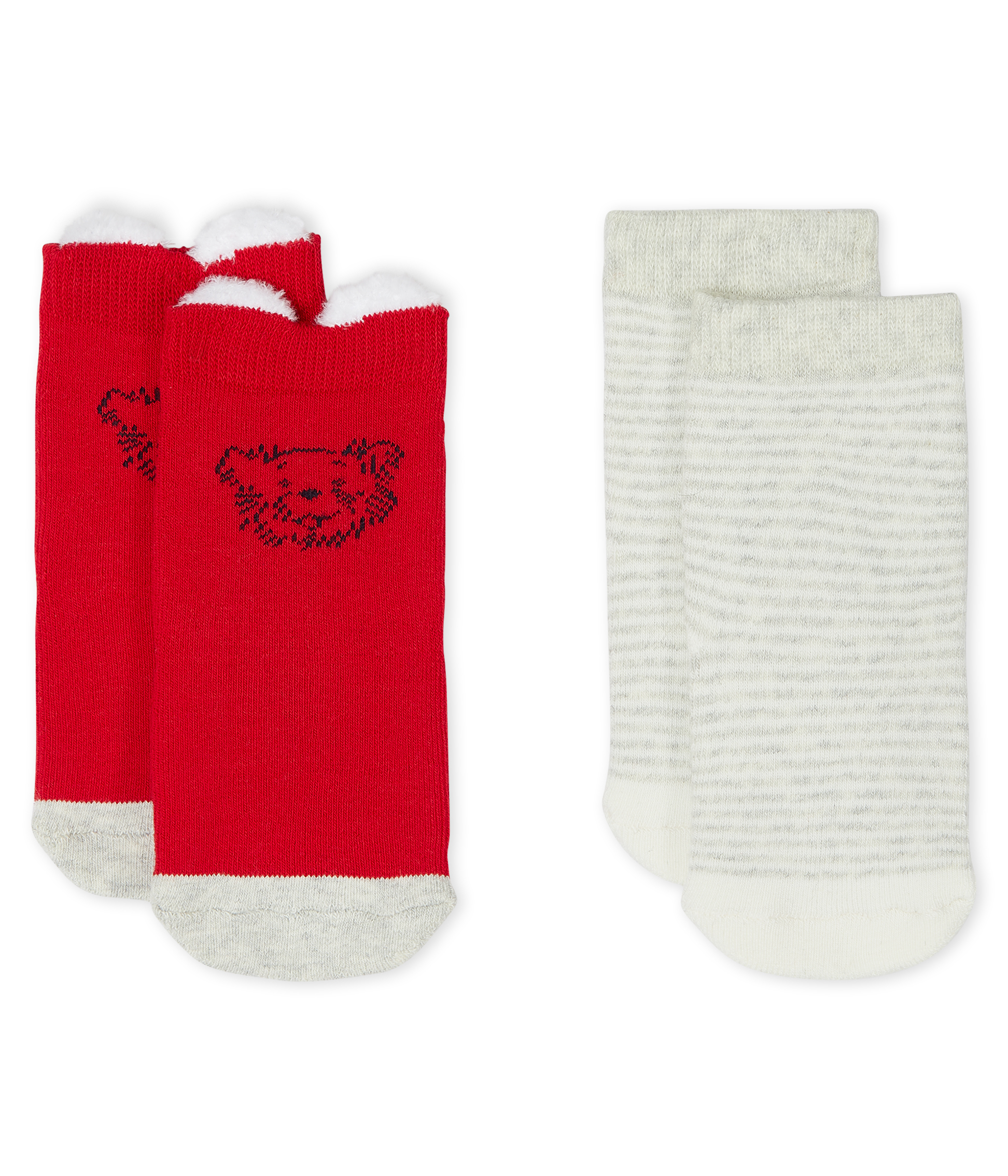 Lote de 2 pares de calcetines para bebé unisex