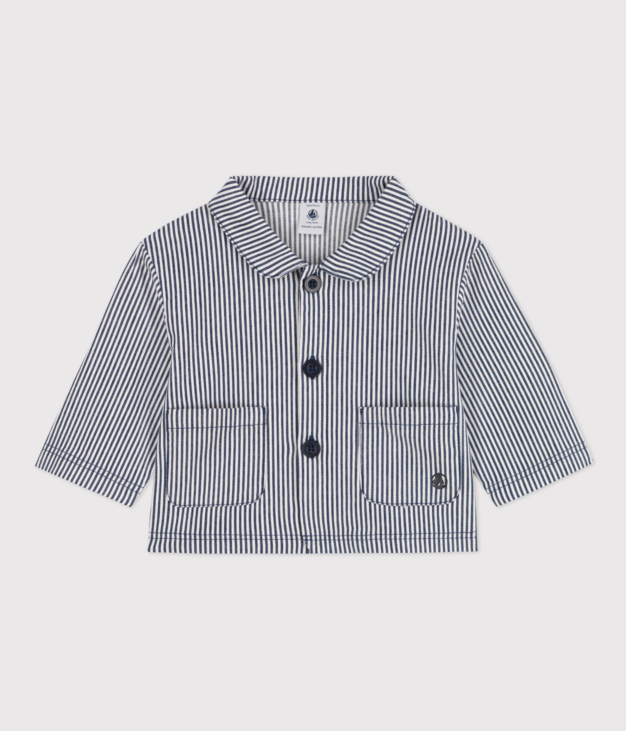 Petit Bateau Chaqueta Bébé Garçon - Veste Doublée Micropolaire Chaud Et Confortable