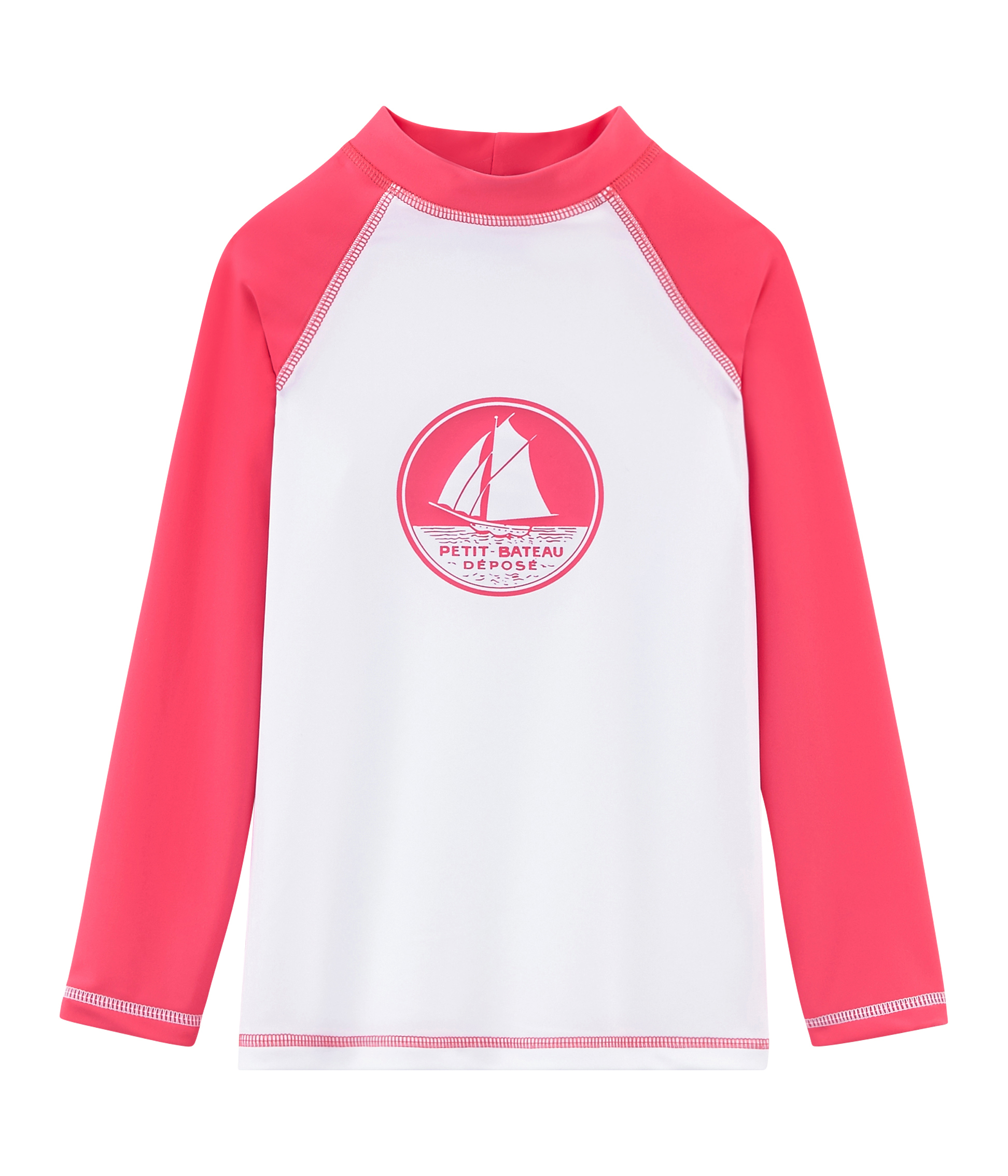 Camiseta de protección solar para niño y niña
