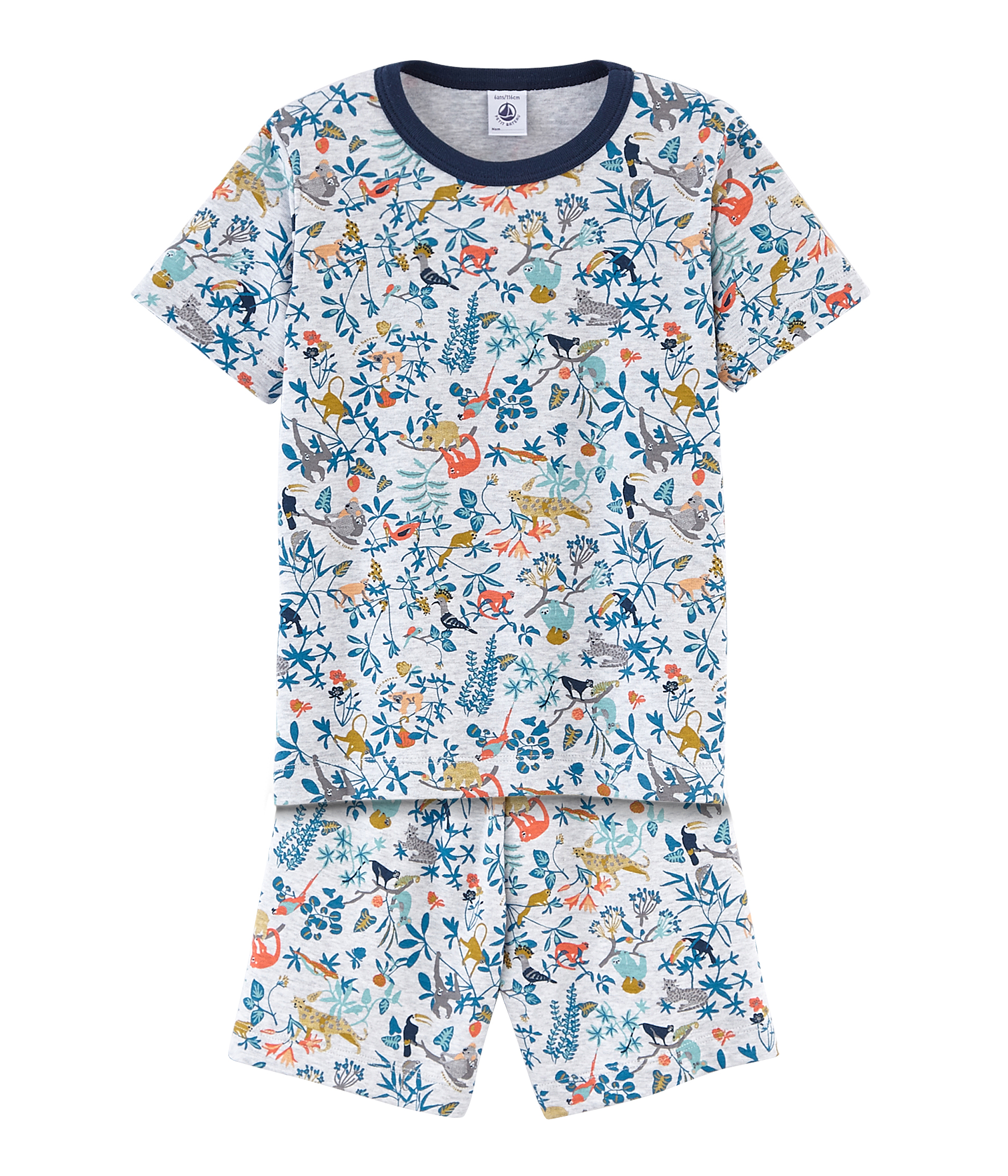 Pijama corto de punto para niño