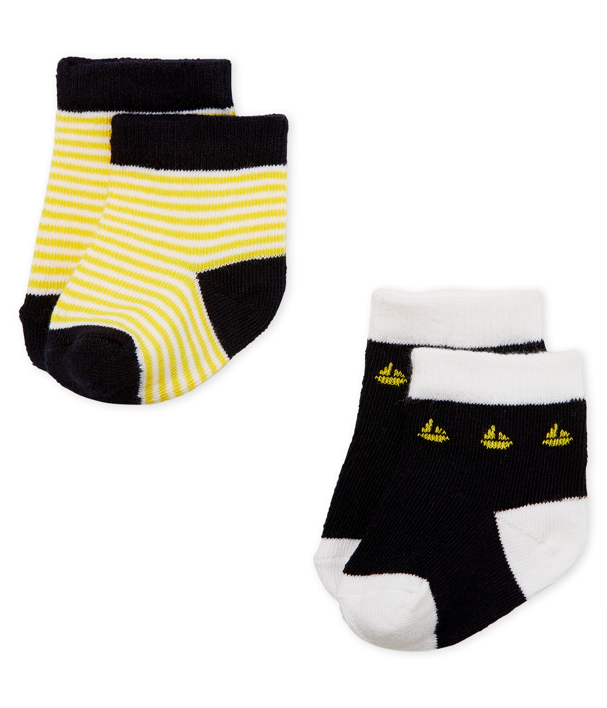 Lote de 2 pares de calcetines para bebé niño